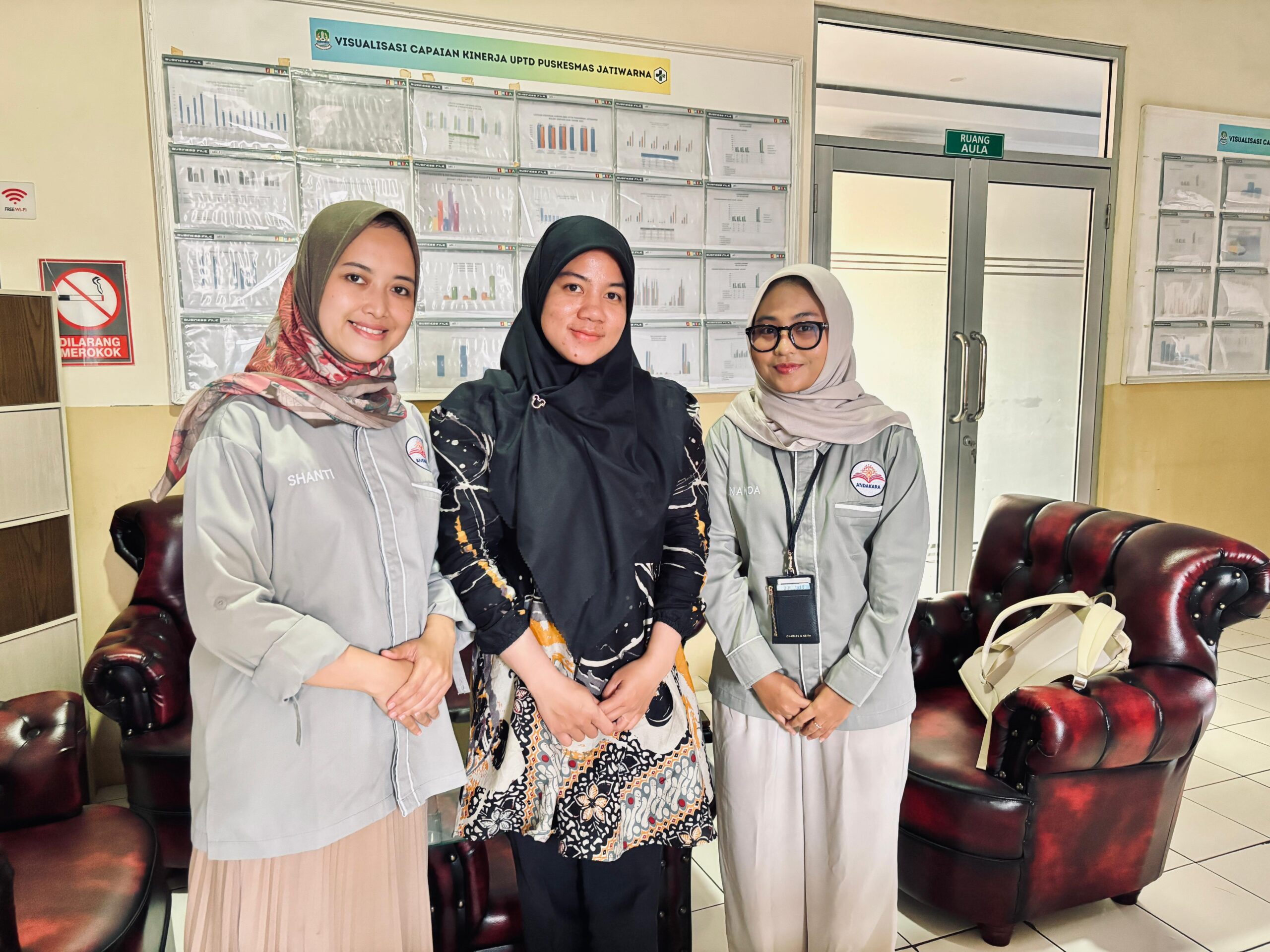 Kontrak program Praktik Klinik Keperawatan Kelurga dan Keperawatan Gerontik di Puskesmas Jati Warna Bekasi.